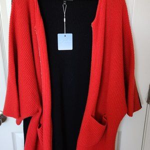 St. John designer sport cashmere cardigan size xl